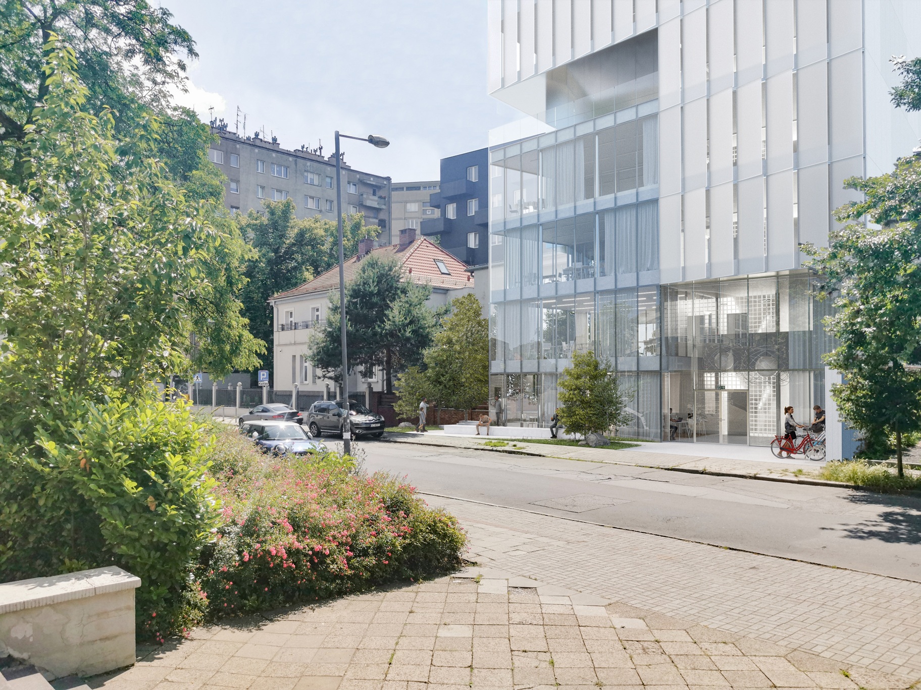 <p><strong>Budynek dydaktyczny kampusu ASP w Katowicach</strong></p>